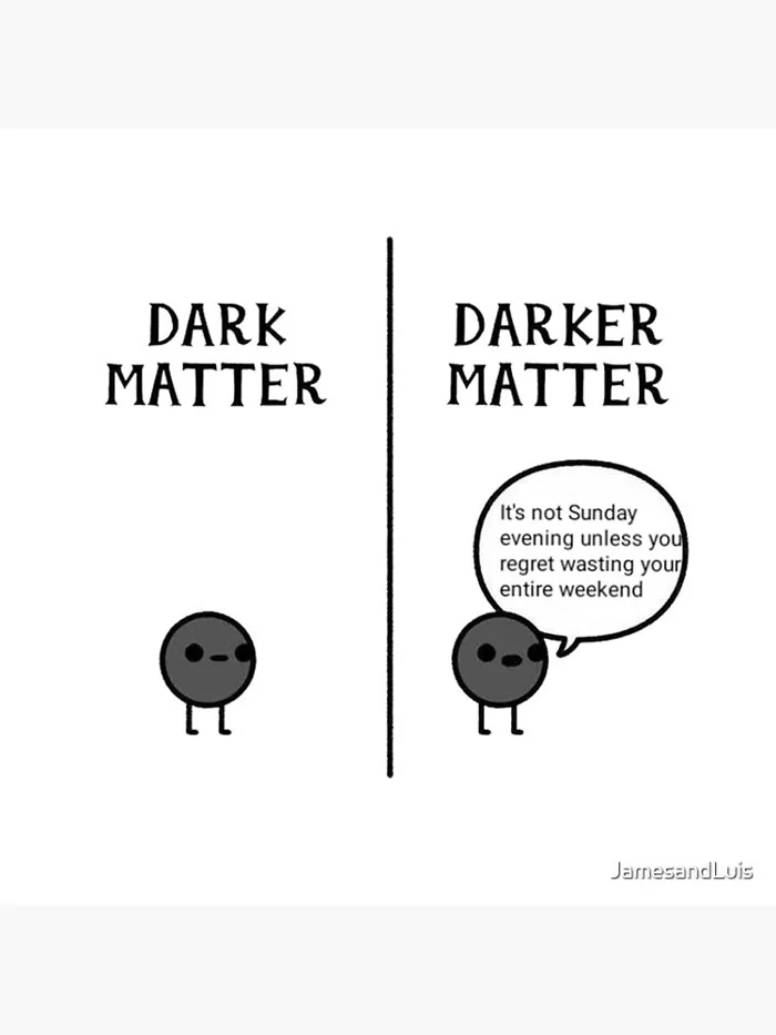 DARK MATTER REDDIT MEME! GIFT IDEA FOR FRIENDS Photographic Print