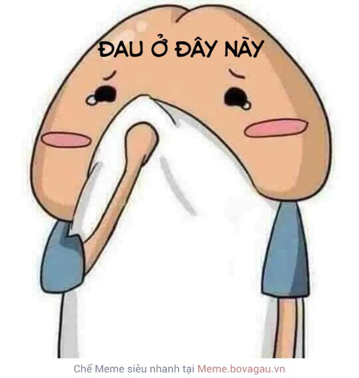 Đau ở đây này