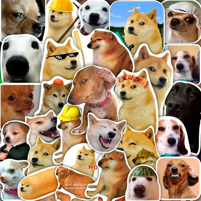 Amazon.com: Funny Dog Meme Stickers, Dog Gifts, Gifts for Women & Men :  Electronics