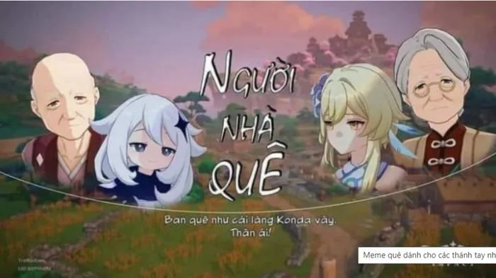 Meme quê, meme người nhà quê, meme quê đội quần lên đầu hài hước nhất