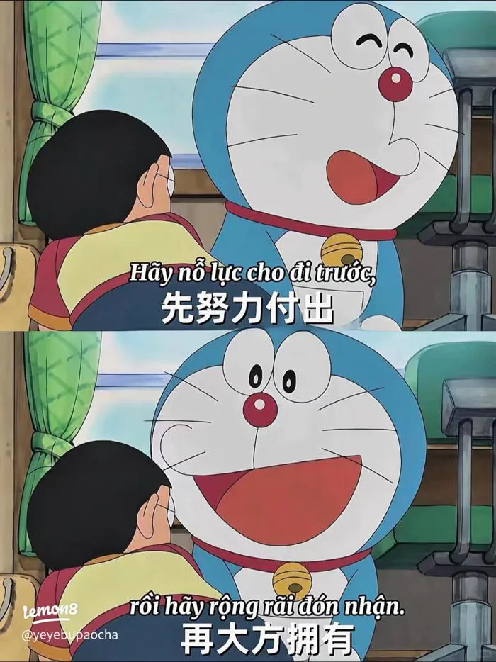 Các câu giao tiếp tiếng Trung cơ bản qua meme Doraemon và Nobita Các câu giao tiếp tiếng Trung cơ bản qua meme Doraemon và Nobita