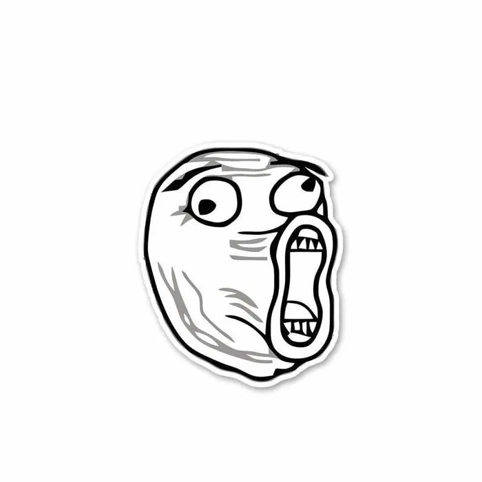 Buy The meme face Sticker Online | Stickers | STICK IT UP