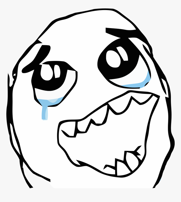 Happy Meme Face Png, Transparent Png , Transparent Png Image - PNGitem