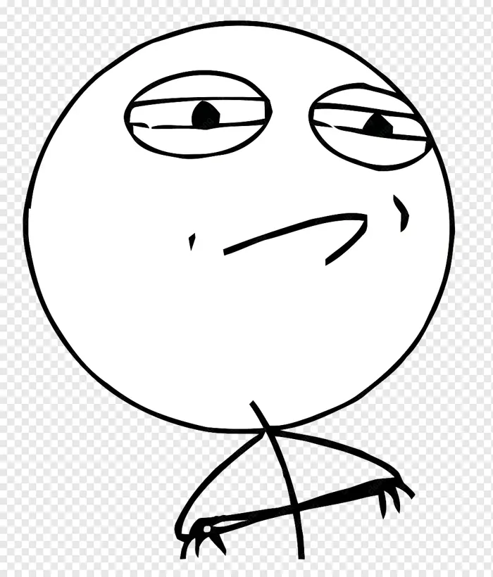Meme Face with Skeptical Expression PNG Image – Free Download | CleanPNG -  CleanPNG