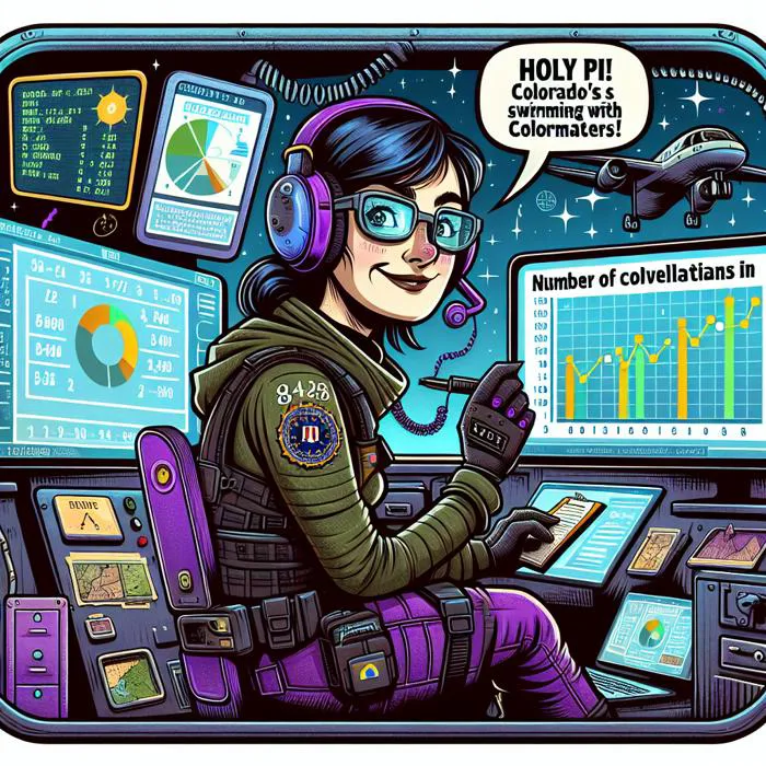 Popularity of the 'fbi agent' meme correlates with The number of  mathematicians in Colorado (r=0.882)