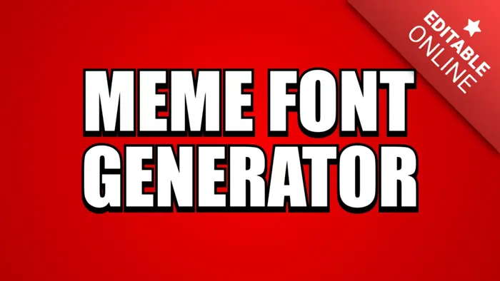 Meme Font Generator | Text Effect