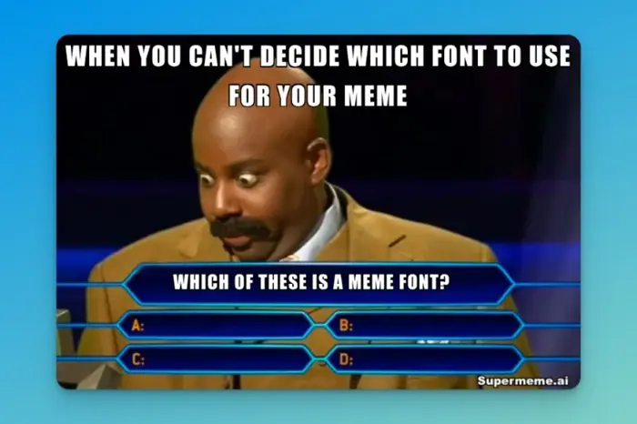 How to choose the right font for memes | Best Meme Fonts