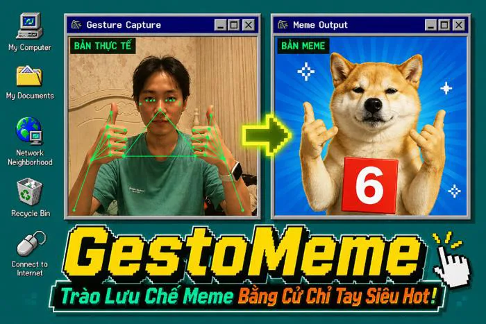 GestoMeme là gì? Cách dùng Web chế meme bằng cử chỉ đang viral
