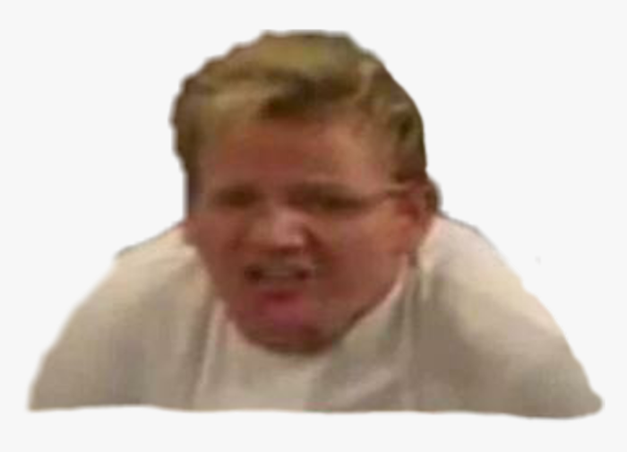 Distorted Gordon Ramsay , Png Download - Gordon Ramsay Sosig Memes,  Transparent Png - kindpng