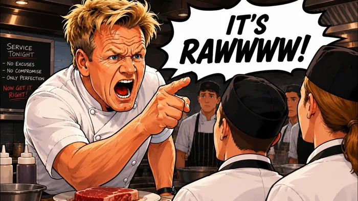 It's F**king RAW! Gordon Ramsay
