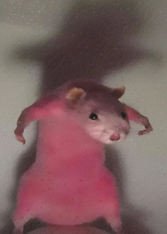 Hamster Meme' Poster, picture, metal print, paint by Meme Daily | Displate