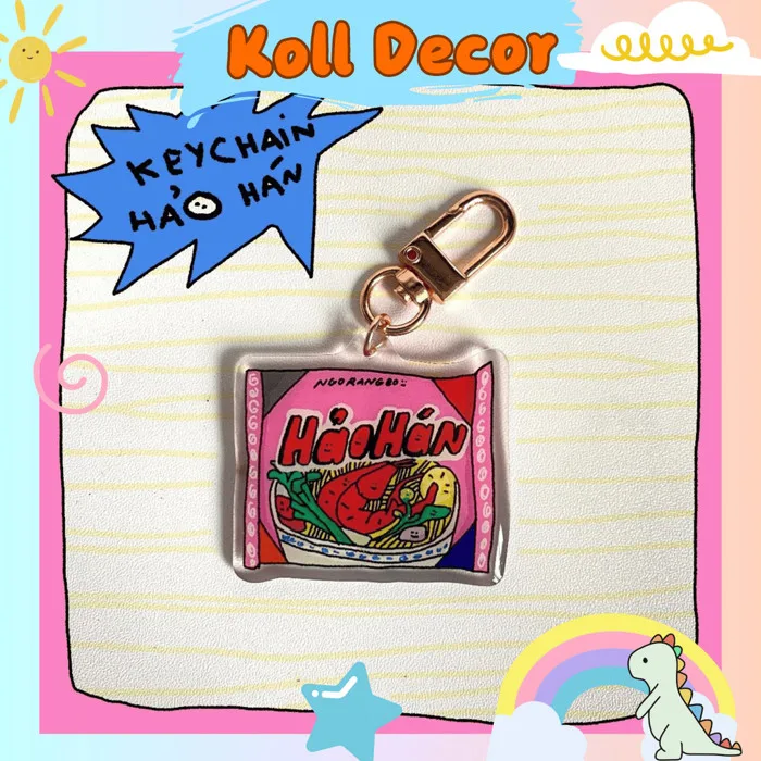 Móc Khóa Mì Hảo Hán Vô Tri – Móc Khóa Meme Hài Hước, Phụ Kiện Trang Trí  Balo Túi Xách Dễ Thương | Shopee Việt Nam