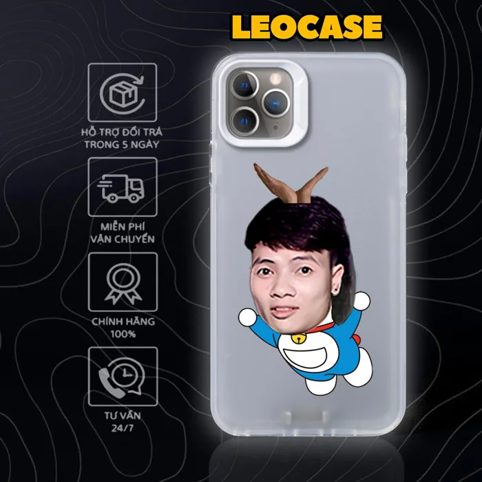 Ốp lưng iPhone silicone cao cấp Leocase Khá Bảnh Doraemon chong chóng tre  meme hài hước cho iPhone | Shopee Việt Nam