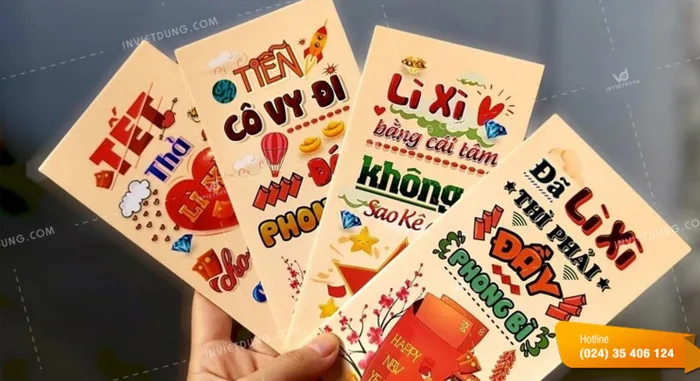 Top 10 mẫu bao lì xì meme hài hước cho Tết thêm vui nhộn