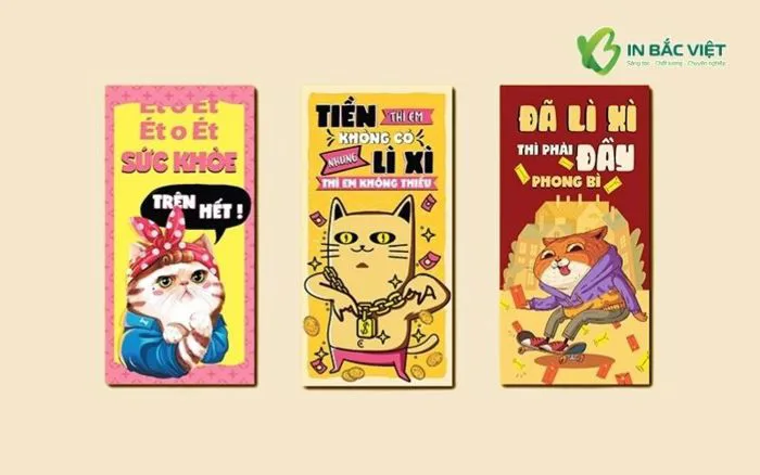 TỔNG HỢP MẪU BAO LÌ XÌ MEME HÀI HƯỚC, BÁ ĐẠO
