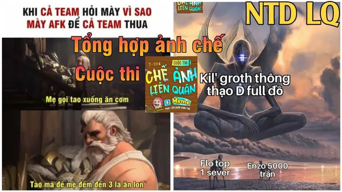 Tổng hợp những ảnh chế liên quân hài hước nhất trong cuộc thi chế ảnh Liên  Quân Mobile | NTD LQ