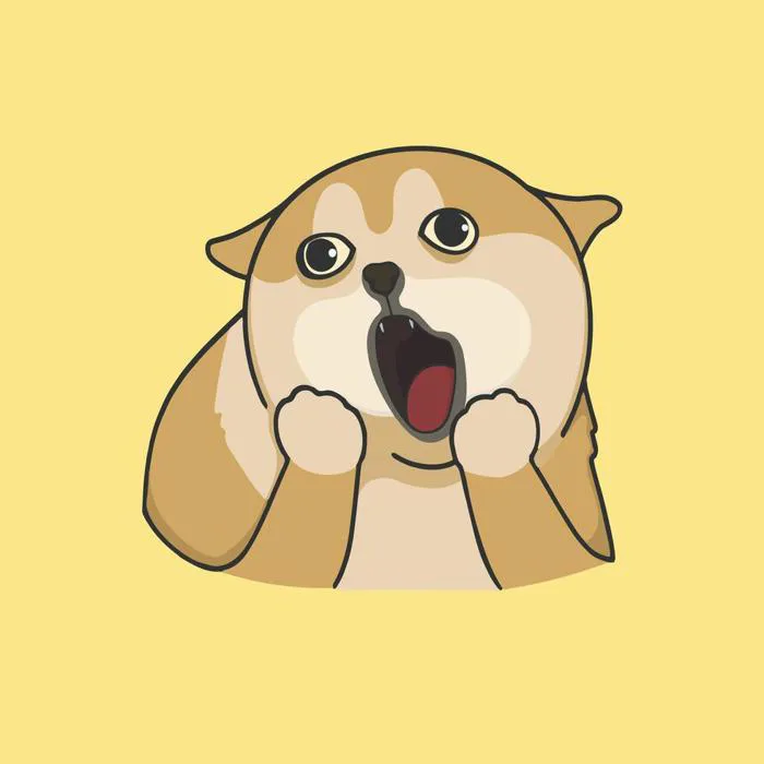 impactante perro meme linda ilustración 49635374 Vector en Vecteezy