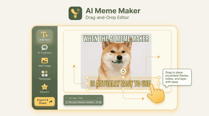 AI Meme Maker — Create & Share Memes Free | YouWare AI Meme Maker — Create & Share Memes Free | YouWare