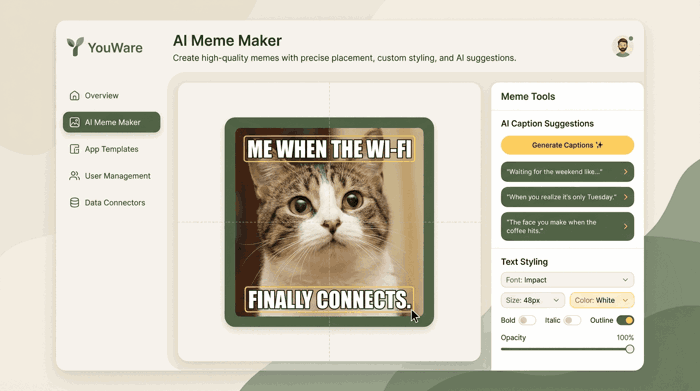 AI Meme Maker — Create & Share Memes Free | YouWare AI Meme Maker — Create & Share Memes Free | YouWare