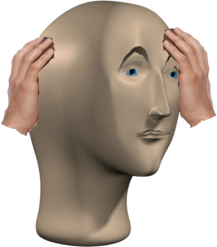 Download Shocked Meme Man - Surreal Memes Meme Man PNG Image with No  Background - PNGkey.com