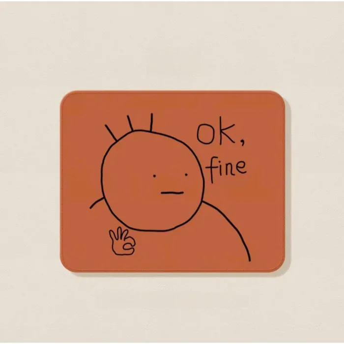 Lót Chuột Hình Chibi Meme Ok Fine Cute Chống Trượt - Mouse Pad Văn Phòng  Học Tập Gaming | Shopee Việt Nam