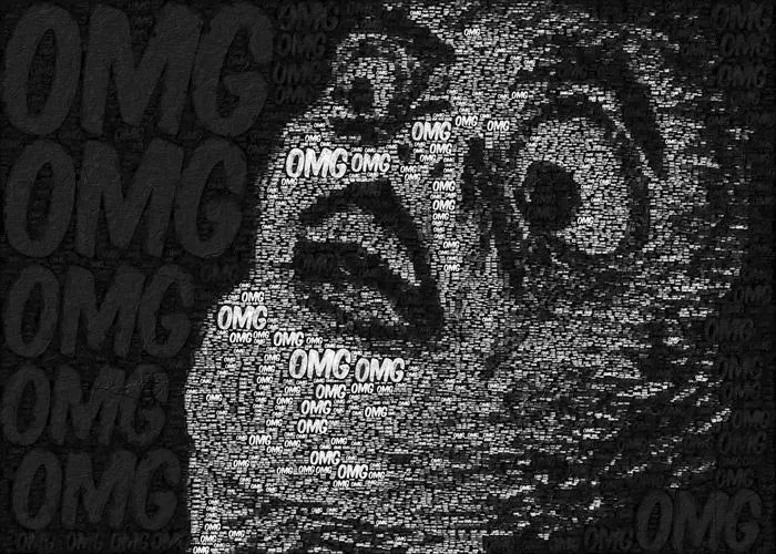 OMG Meme Poster, Picture & Metal Print – Memes | Displate