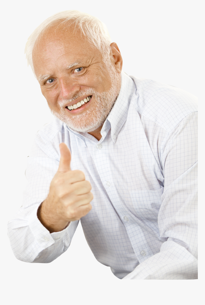 Harold Thumbs Up , Png Download - Thumbs Up Meme Png, Transparent Png -  kindpng