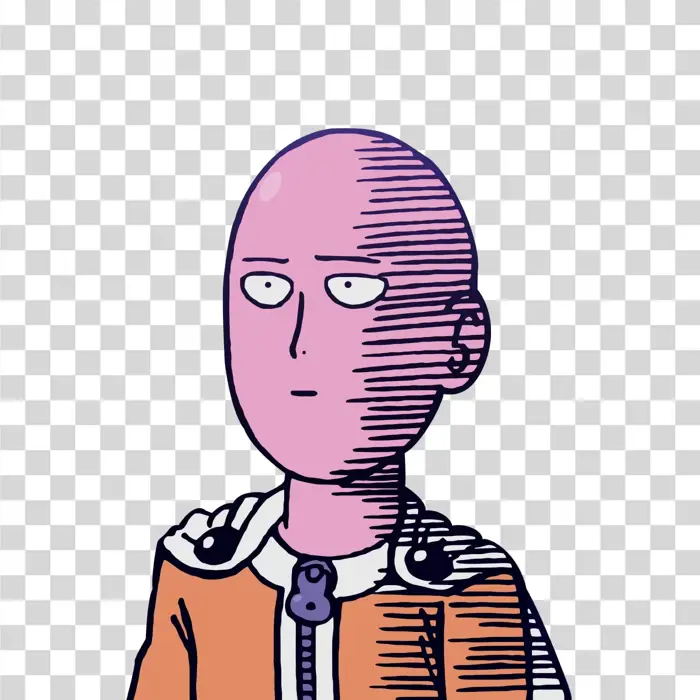 Saitama meme, One Punch Man, anime, transparent PNG image – PNG Download