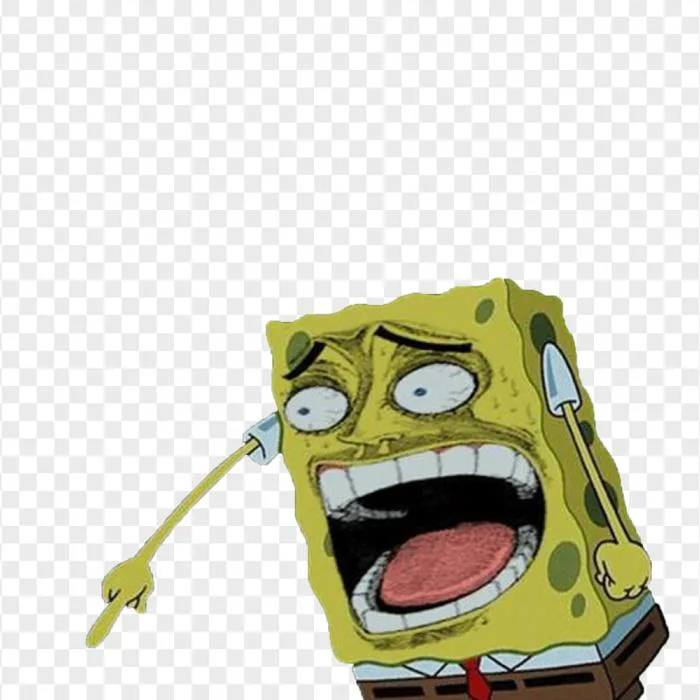 HD Spongebob Laughing Meme Character Transparent PNG — Free | CityPNG