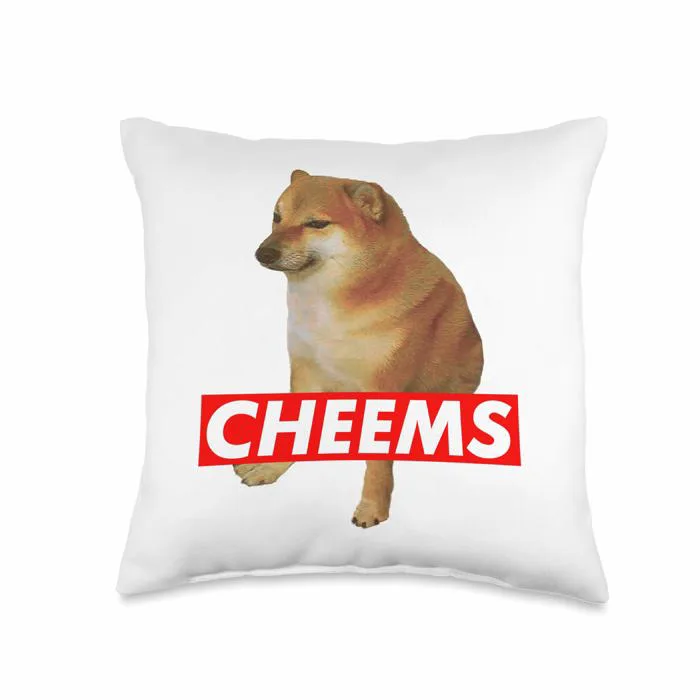 Mua Cheems Doge Shiba Inu Meme Throw Pillow trên Amazon Mỹ chính hãng 2026  | Fado