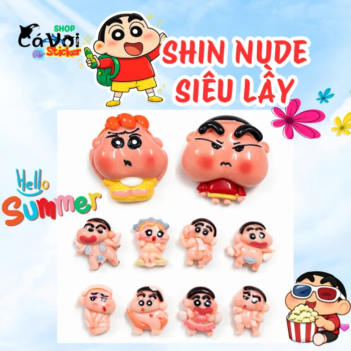Set Charm Shin Cute Nude Meme – Combo Biểu Cảm Lầy Lội Kawaii Trang Trí Dép  Hot Trend 2026 | Shopee Việt Nam