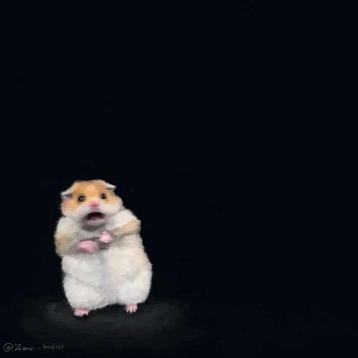 Chuột Hamster Sợ Hãi : r/drawing