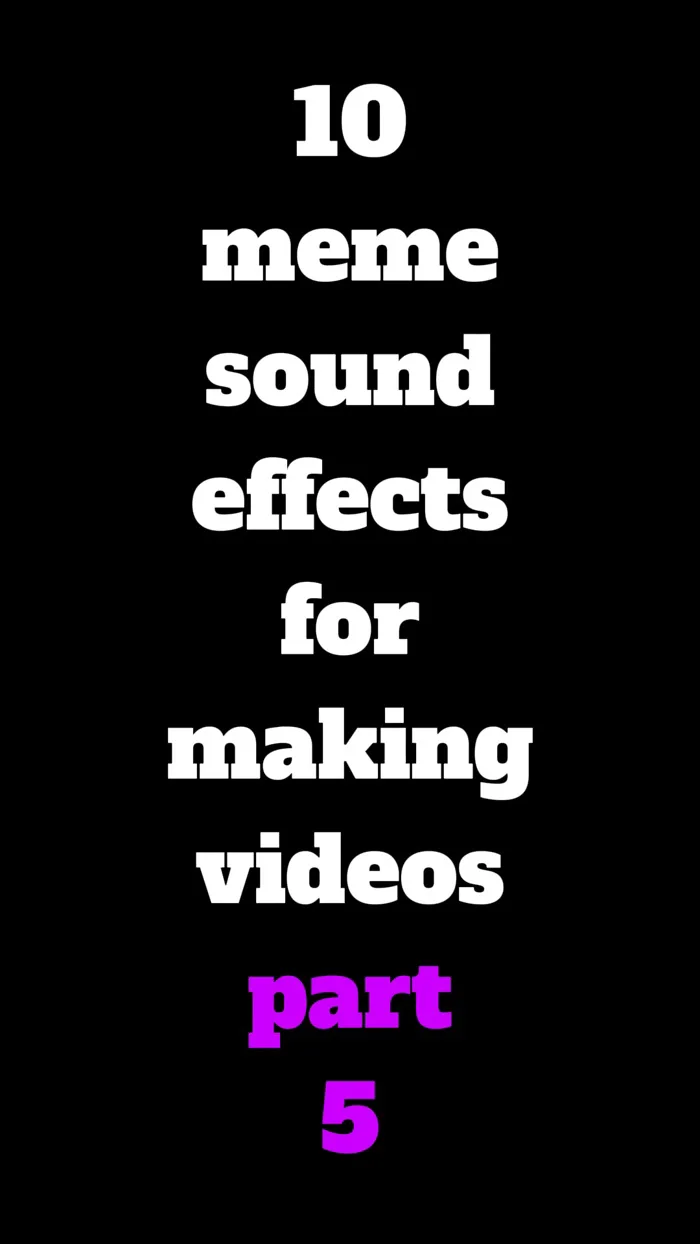 sounds for editing sounds for editing
