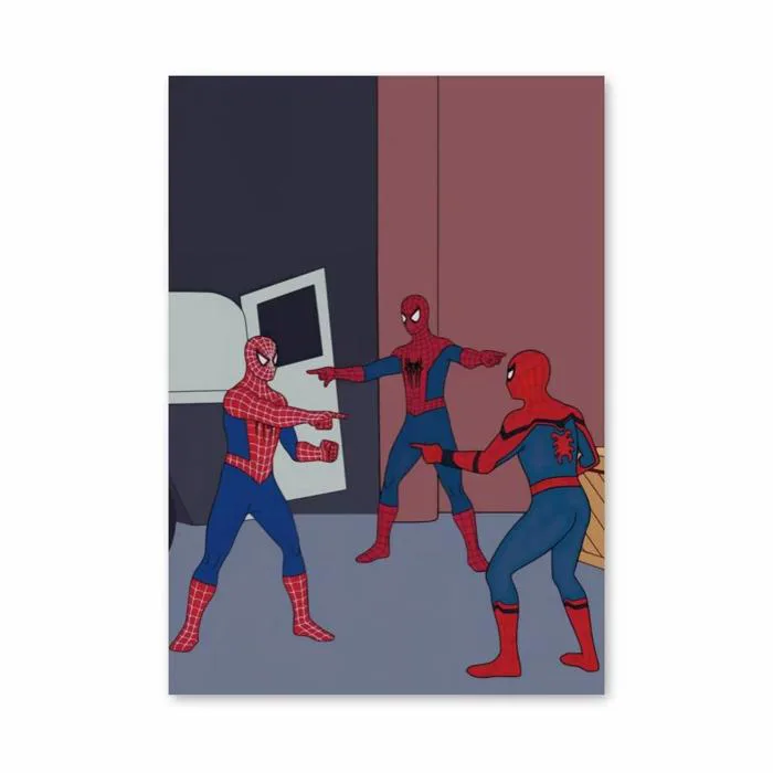 Spiderman Meme Poster