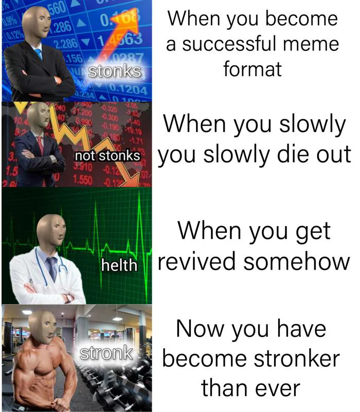 Story of Stonk Man : r/memes