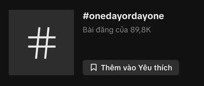 Cùng nhìn lại quá khứ với trào lưu One day or day one
