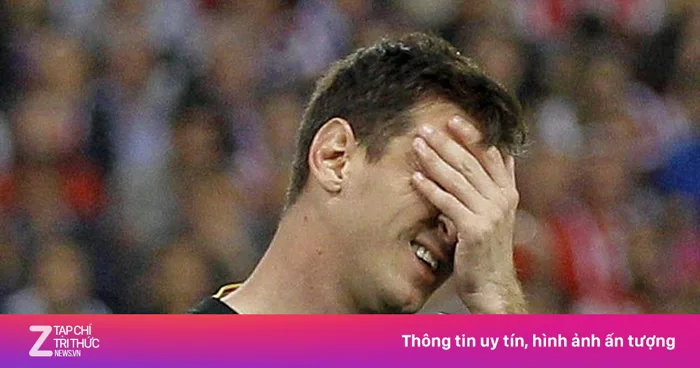Messi ôm mặt thất vọng sau trận thua của Barca | Znews.vn