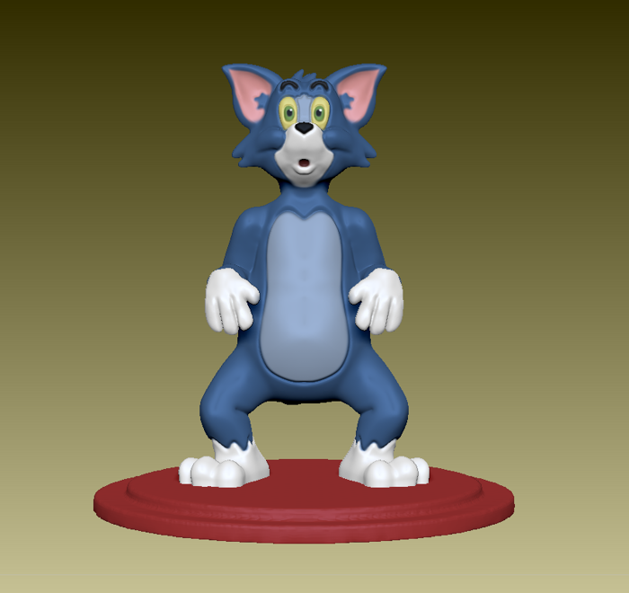🐱 tom cute meme from tom and jerry・ STL File for 3D printing・Cults