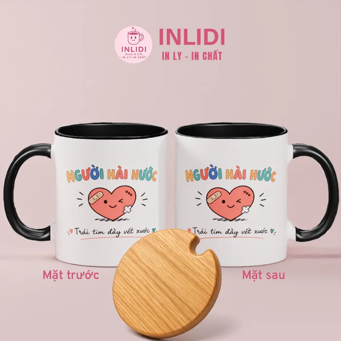 Ly Cốc Sứ Trái Tim Meme 