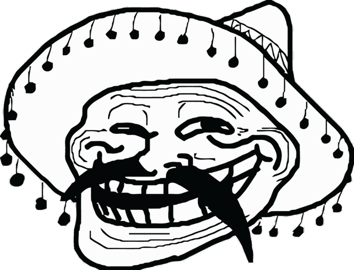 Mexican Meme Troll Face transparent PNG - StickPNG