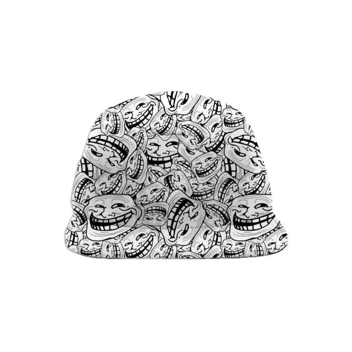 MEME TROLL FACE BIG PATTERN CAP – PAOM