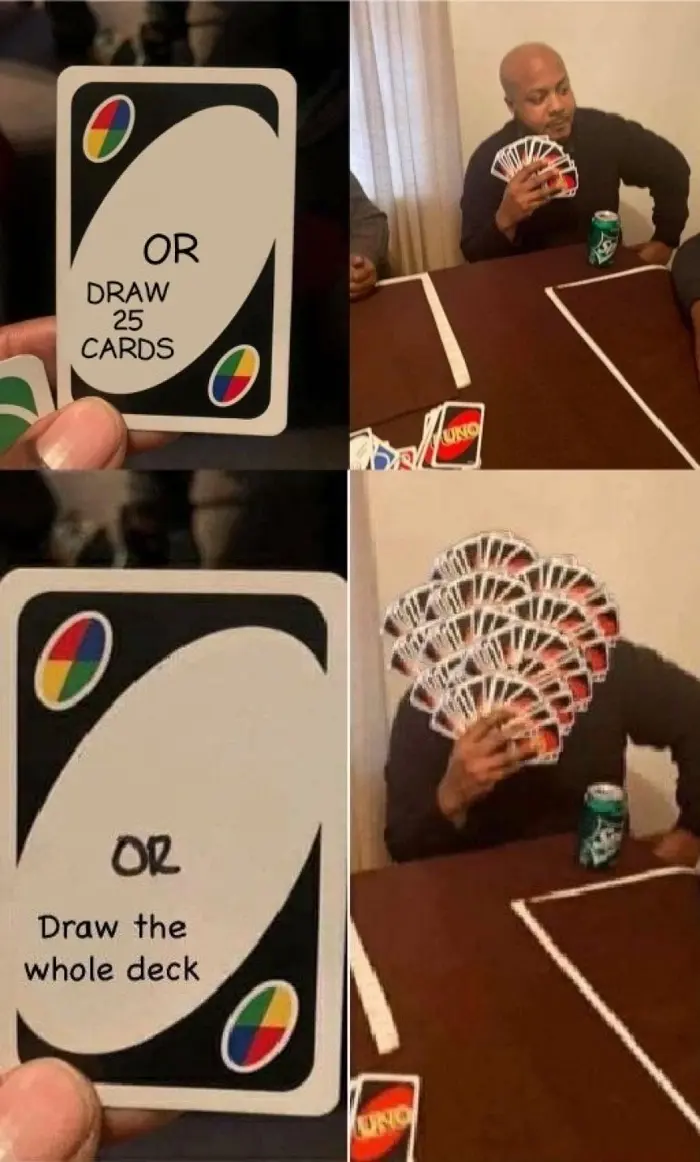 Tổng hợp ảnh meme uno khiến người xem không thể nhịn cười