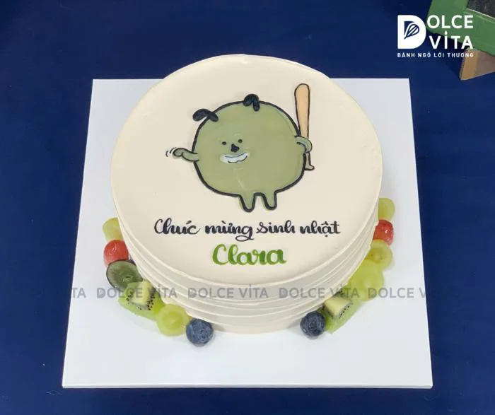 Bánh kem vẽ meme P蛋酱 (P Dan Jiang) theo yêu cầu | Dolce Vita Bakery Q7