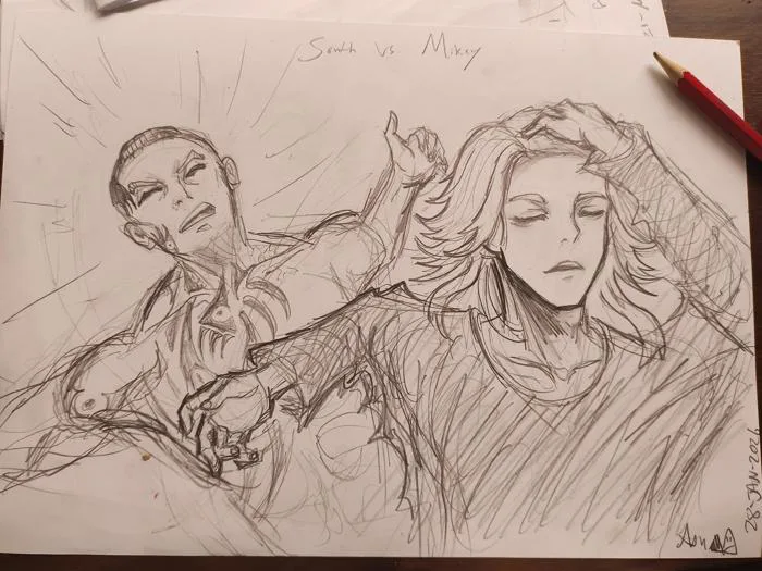 Tao vẽ meme Naoya với South và Mikey : r/TokyoRevengers