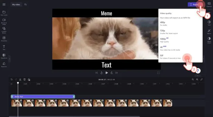 Cách tạo video meme | Clipchamp Blog