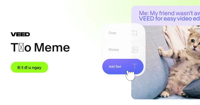 Trình tạo Meme Trực tuyến - Tạo Video Meme, Miễn phí - VEED.IO