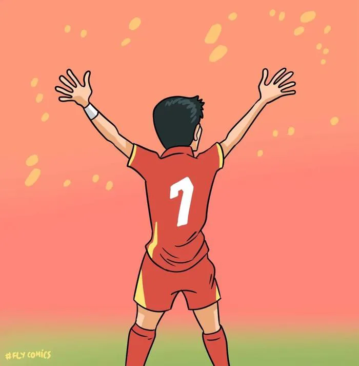 Netizens created humorous memes to celebrate the victory of the Vietnamese  U23 team.