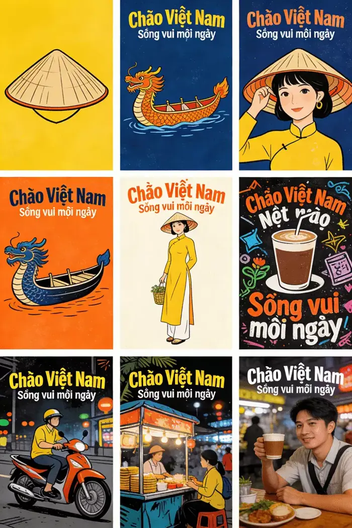 Hình ảnh Chào Việt Nam, Sống Vui Mỗi Ngày áp Phích Meme Việt Nam | Thiết kế Việt  Nam miễn phí - Pngtree