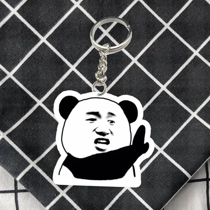 Móc khóa mika meme Gấu trúc bựa cáo từ, oke bấy bề, vỗ tay, xin tha hài  hước_ĐH | Shopee Việt Nam