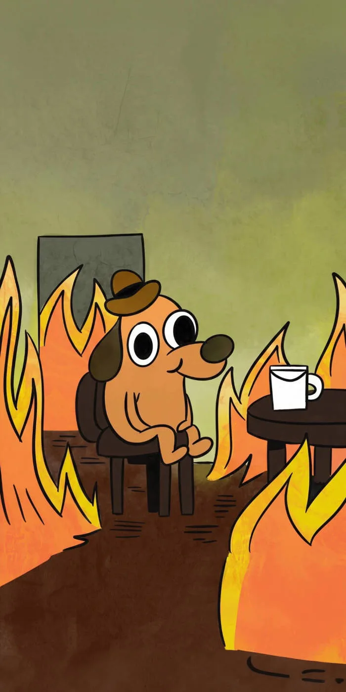 This Is Fine Meme Wallpaper | Wallpics This Is Fine Meme Wallpaper | Wallpics